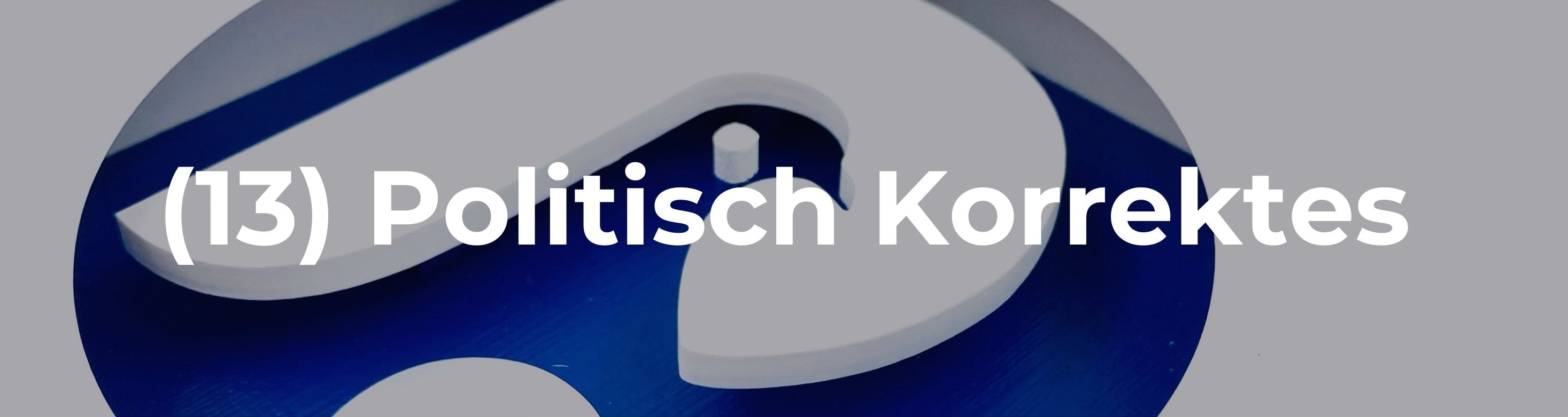 Politisch Korrektes