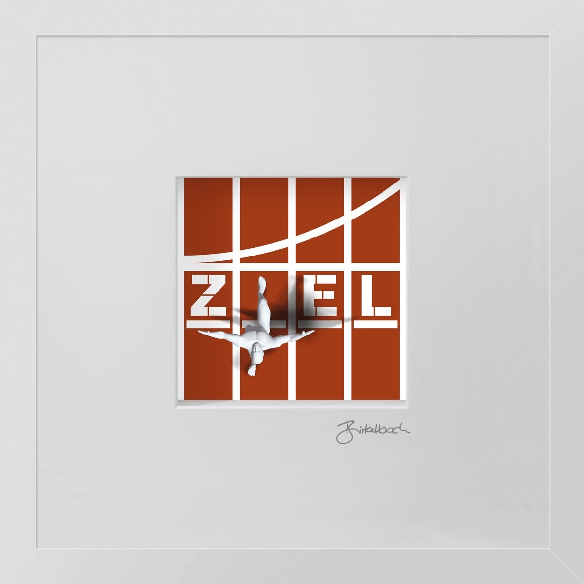 Das Ziel erreicht (3D-Bild)