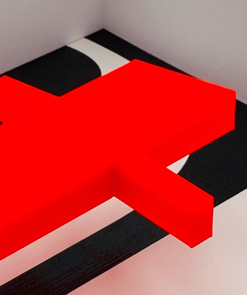 "ART" ALS 3D-TYPOGRAPHIE - Wandkunst für Minimalisten