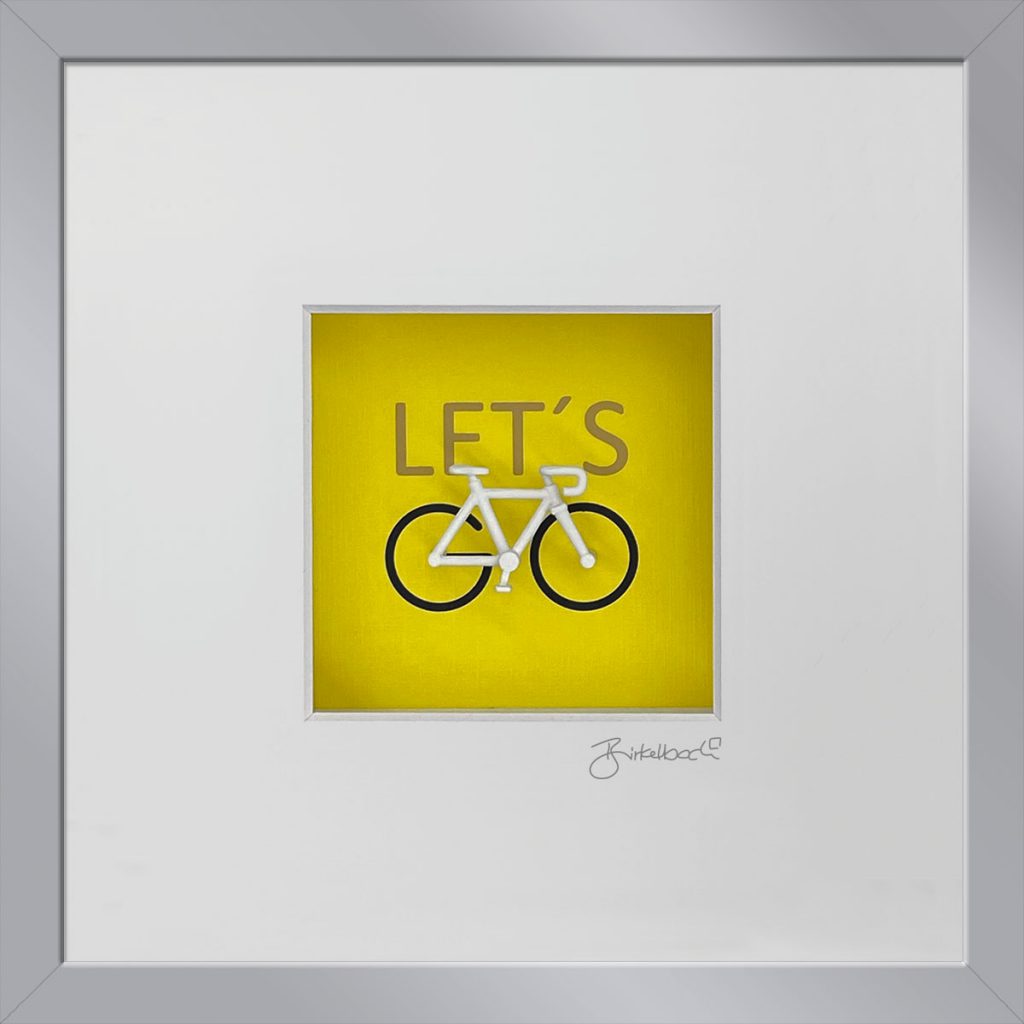 Let's go cycling - Fahrrad (3D-Bild)
