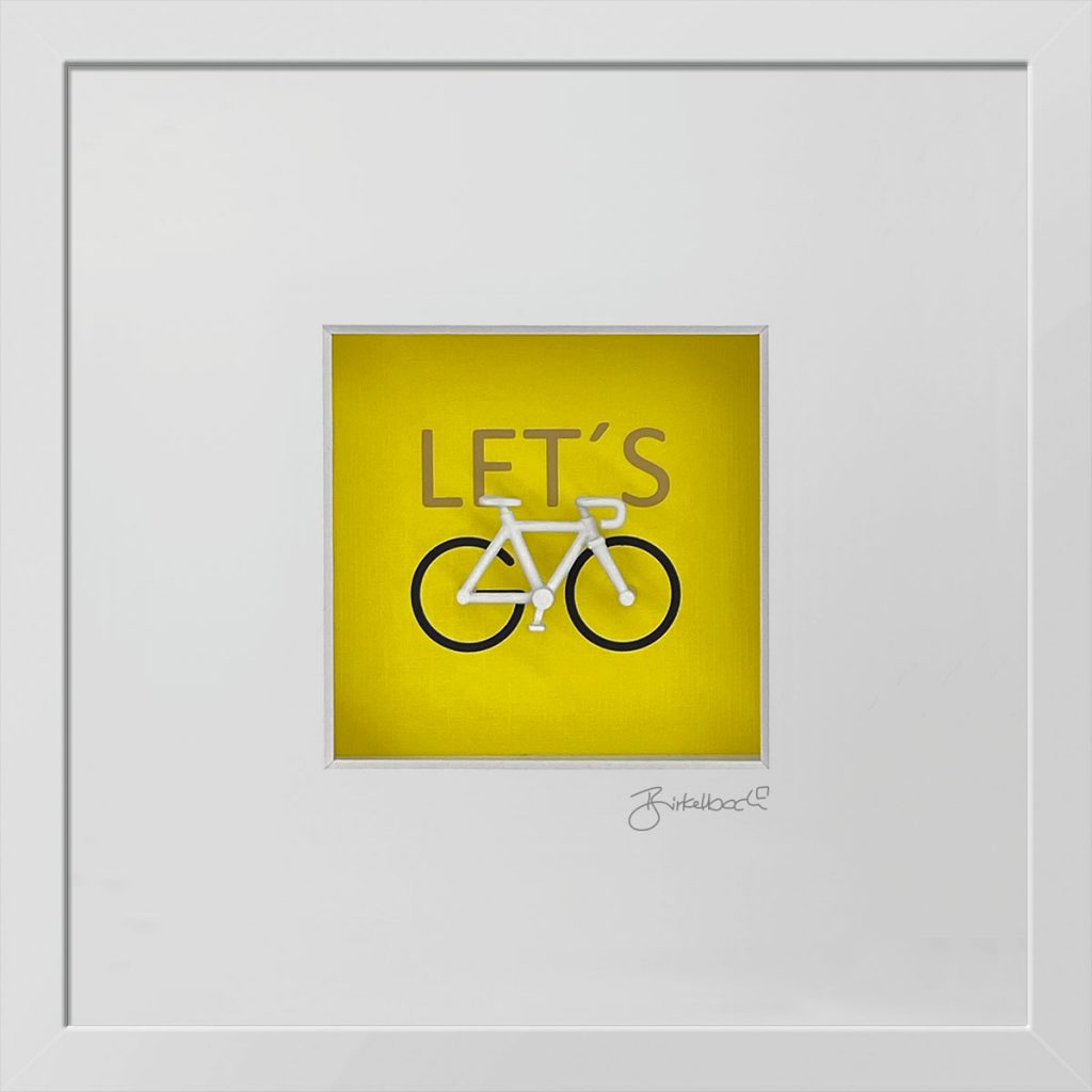 Let's go cycling - Fahrrad (3D-Bild)