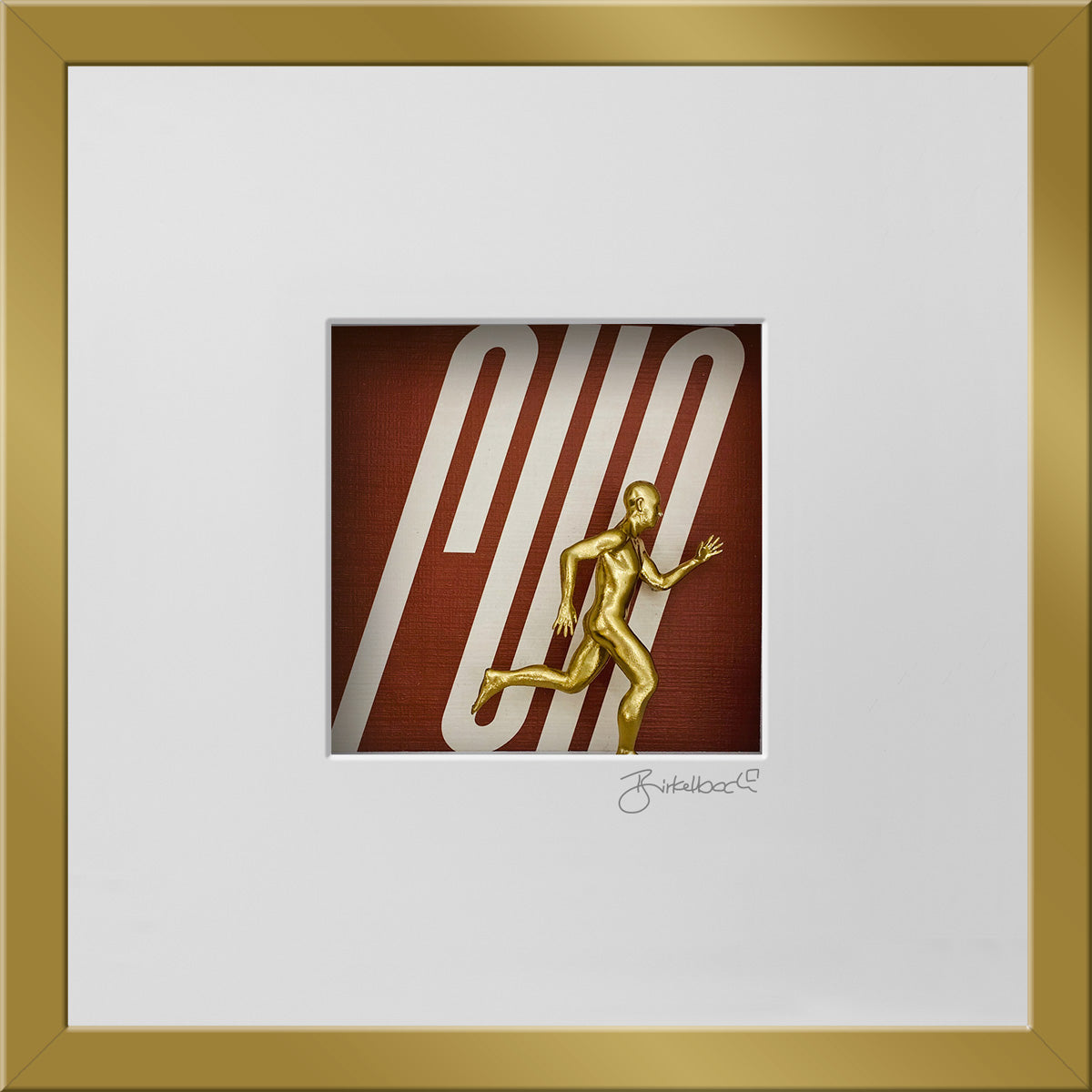 GOLDEN RUNNER (3D-Bild)