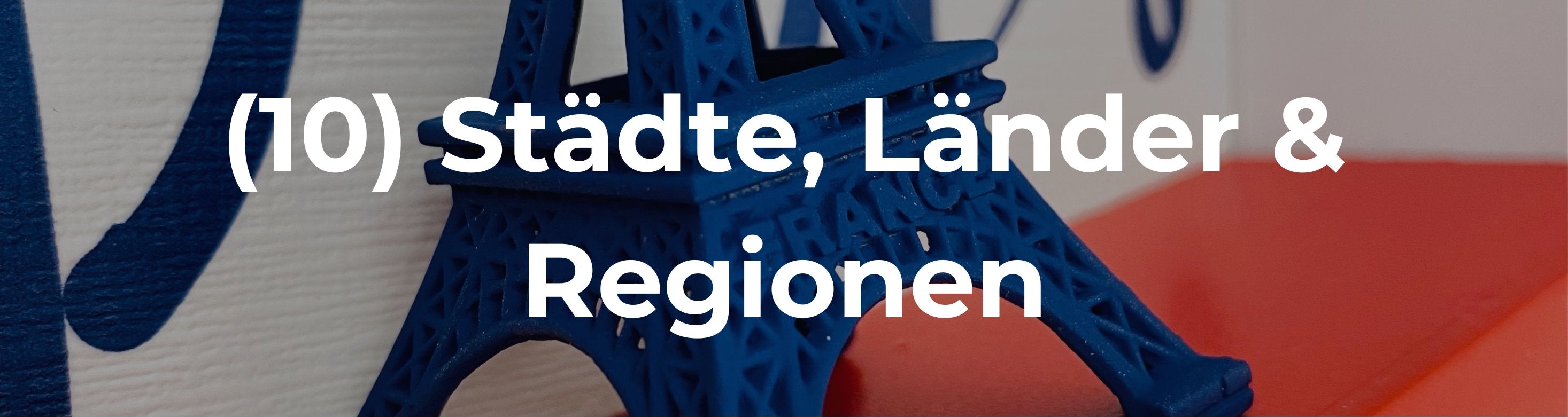 Städte, Länder & Regionen