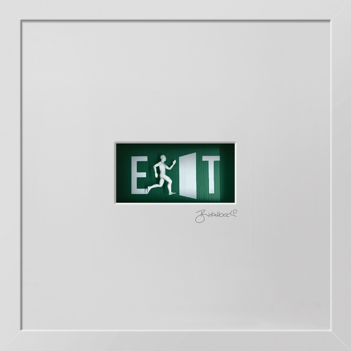 Es gibt immer einen Exit – 3D-Objektbild als Motivationsgeschenk