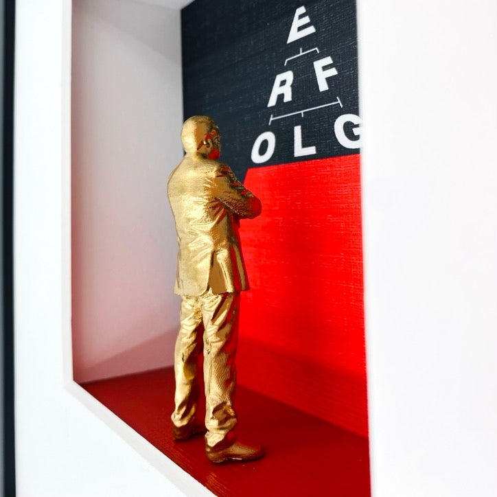 Viel Erfolg – 3D-Objektbild als Glückwunschgeschenk