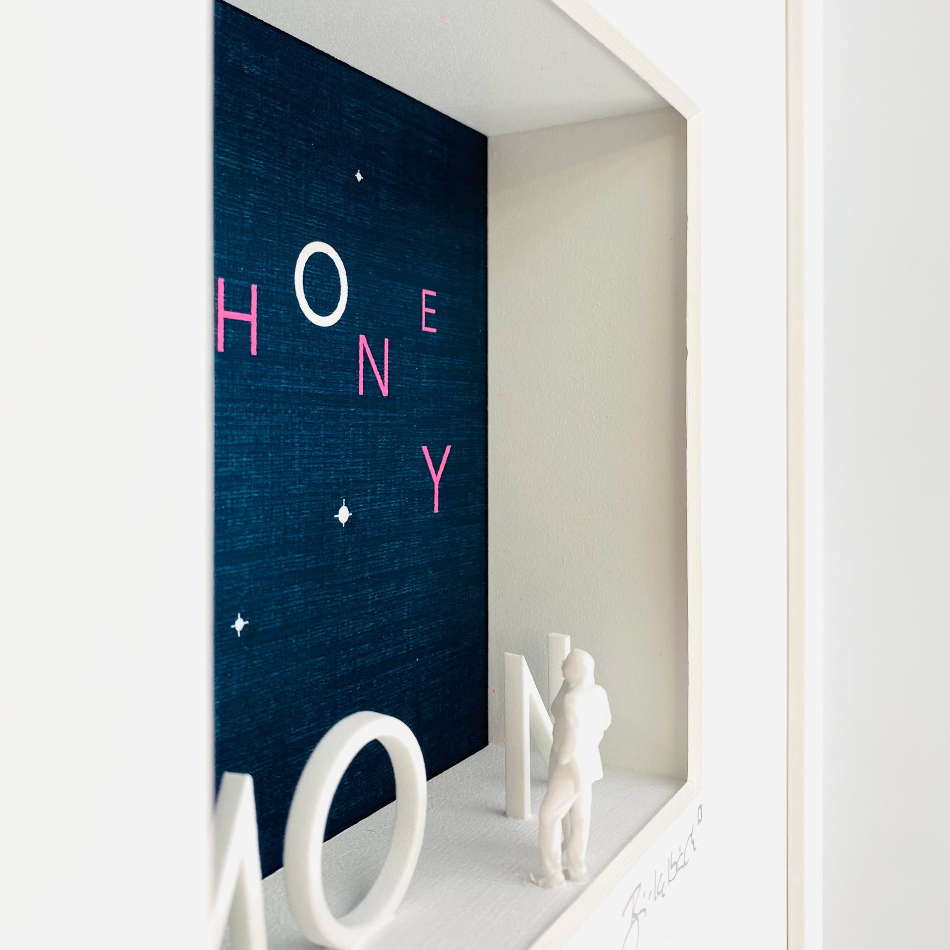 Honeymoon – 3D-Objektbild als Hochzeitsgeschenk