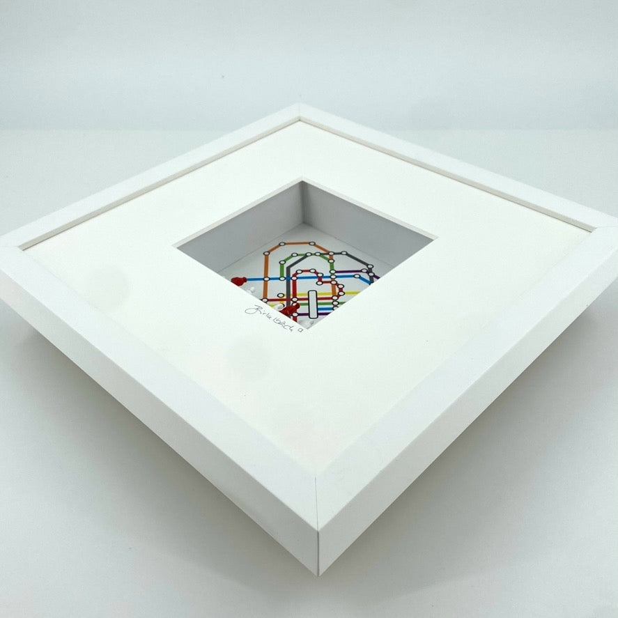 Begegnungen – 3D-Objektbild – Hochwertiges Geschenk für Paare
