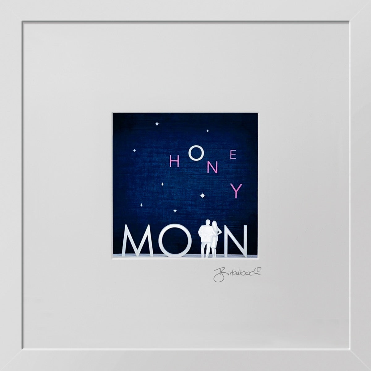 Honeymoon – 3D-Objektbild als Hochzeitsgeschenk