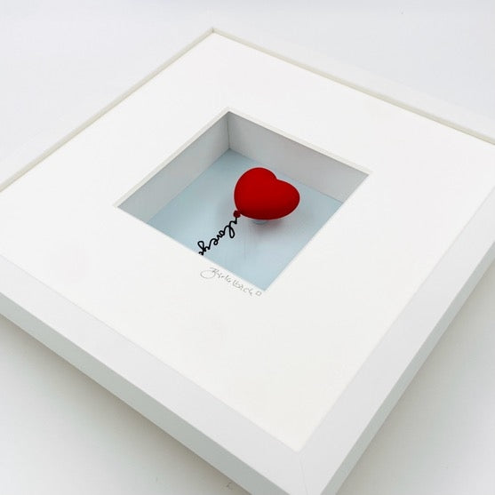 I Love You – 3D-Objektbild – Romantisches Geschenk für Paare