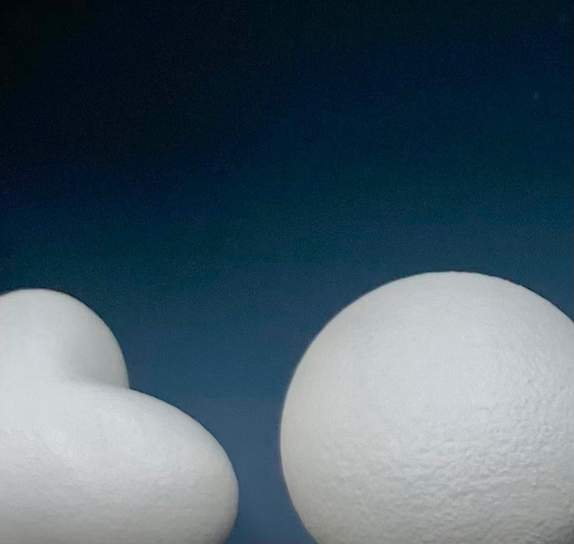 3D-Objektbild 'Love is in the Air', Detailansicht Typografie