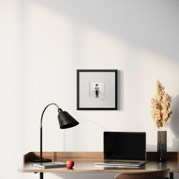 3D-Wandbild 'Controller' im Wohnraum, 35x35x7,5 cm