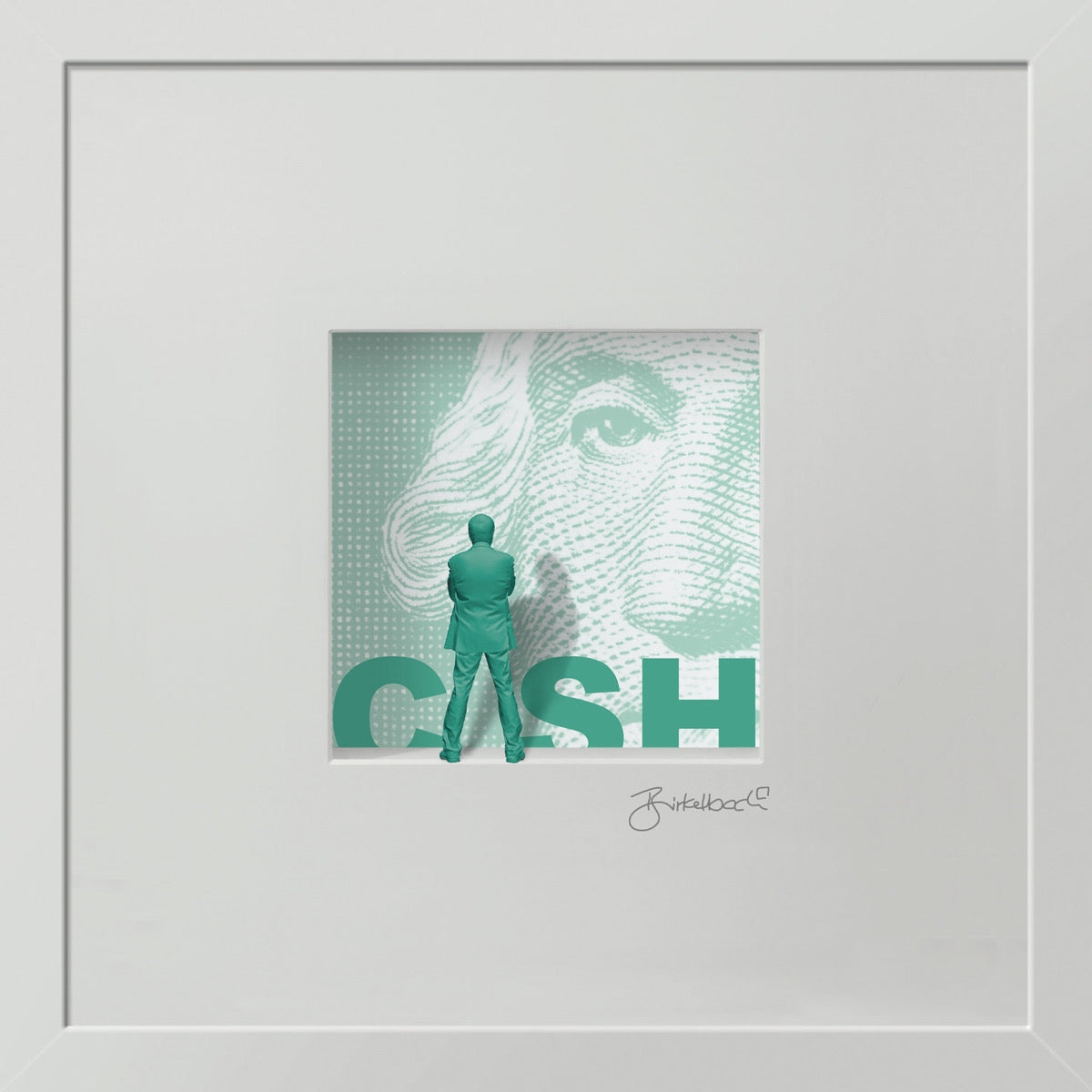 Geschenk 3D-Objektbild 'Cash' mit Typografie