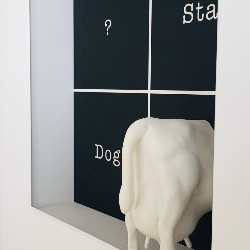 3D-Objektbild 'Cash Cow', Detailansicht Kuh-Motiv