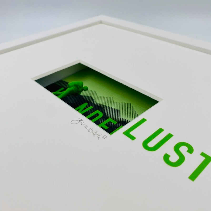 Wanderlust – 3D-Objektbild – Hochwertiges Geschenk für Reisende