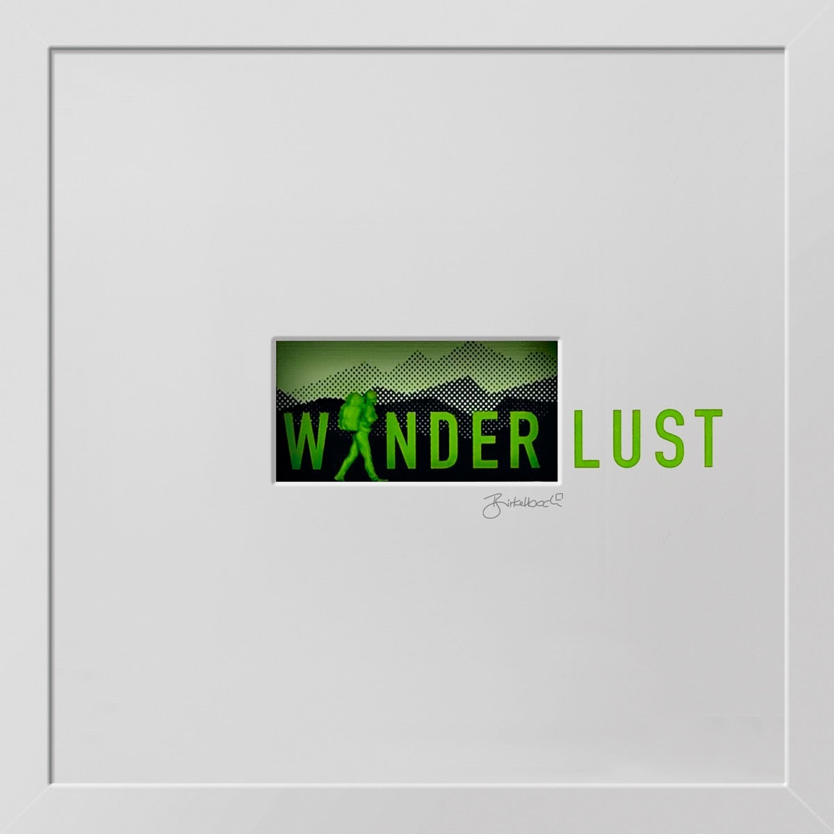 Wanderlust – 3D-Objektbild – Hochwertiges Geschenk für Reisende