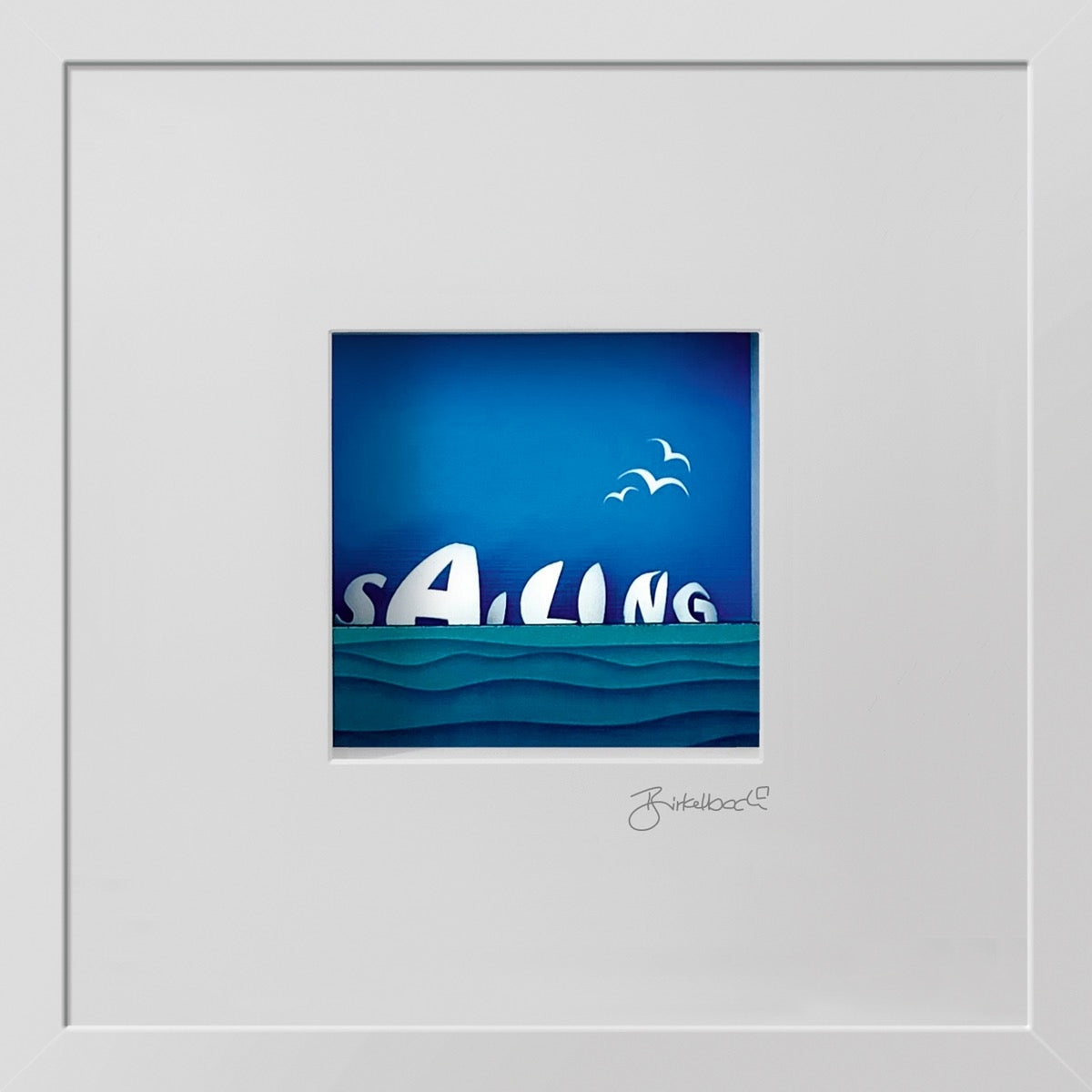 Sailing – 3D-Objektbild – Hochwertiges Geschenk für Segler