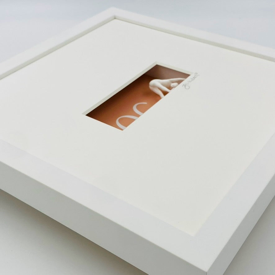 3D-Objektbild 'Yoga', Detailansicht Typografie