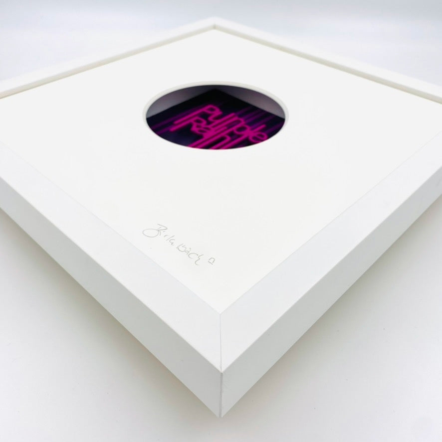 Prince Purple Rain – 3D-Objektbild – Hochwertiges Geschenk für Prince-Fans