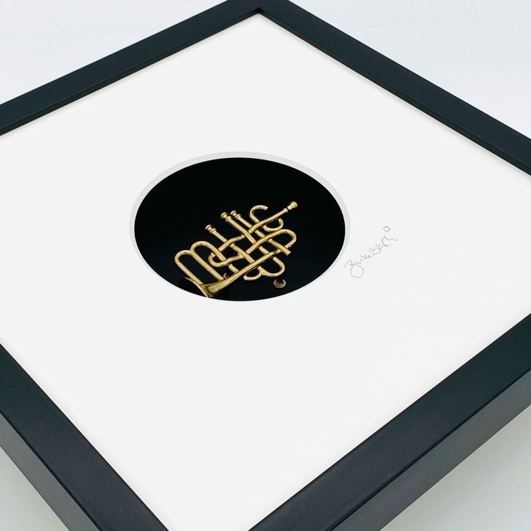 Music – 3D-Objektbild – Hochwertiges Geschenk für Musikliebhaber