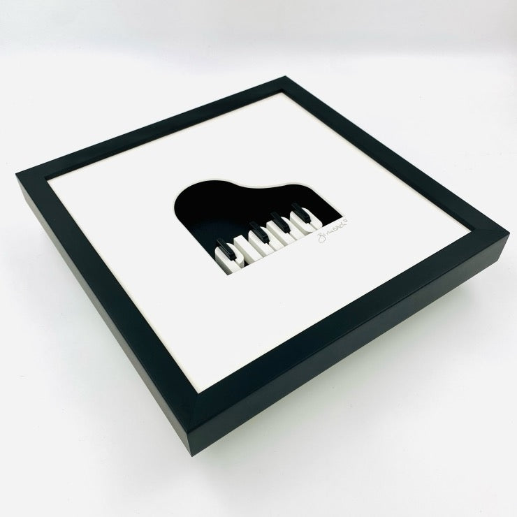 Piano – 3D-Objektbild – Hochwertiges Geschenk für Klavierliebhaber