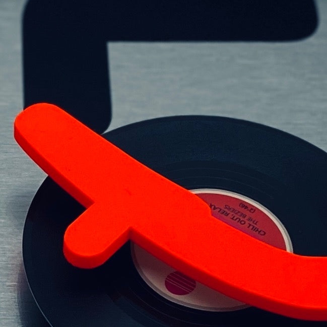 I Love Vinyl – 3D-Objektbild – Hochwertiges Geschenk für Plattenliebhaber