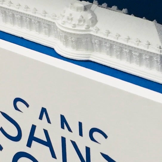 3D-Objektbild 'Schloss Sanssouci', Detailansicht Schlossmodell