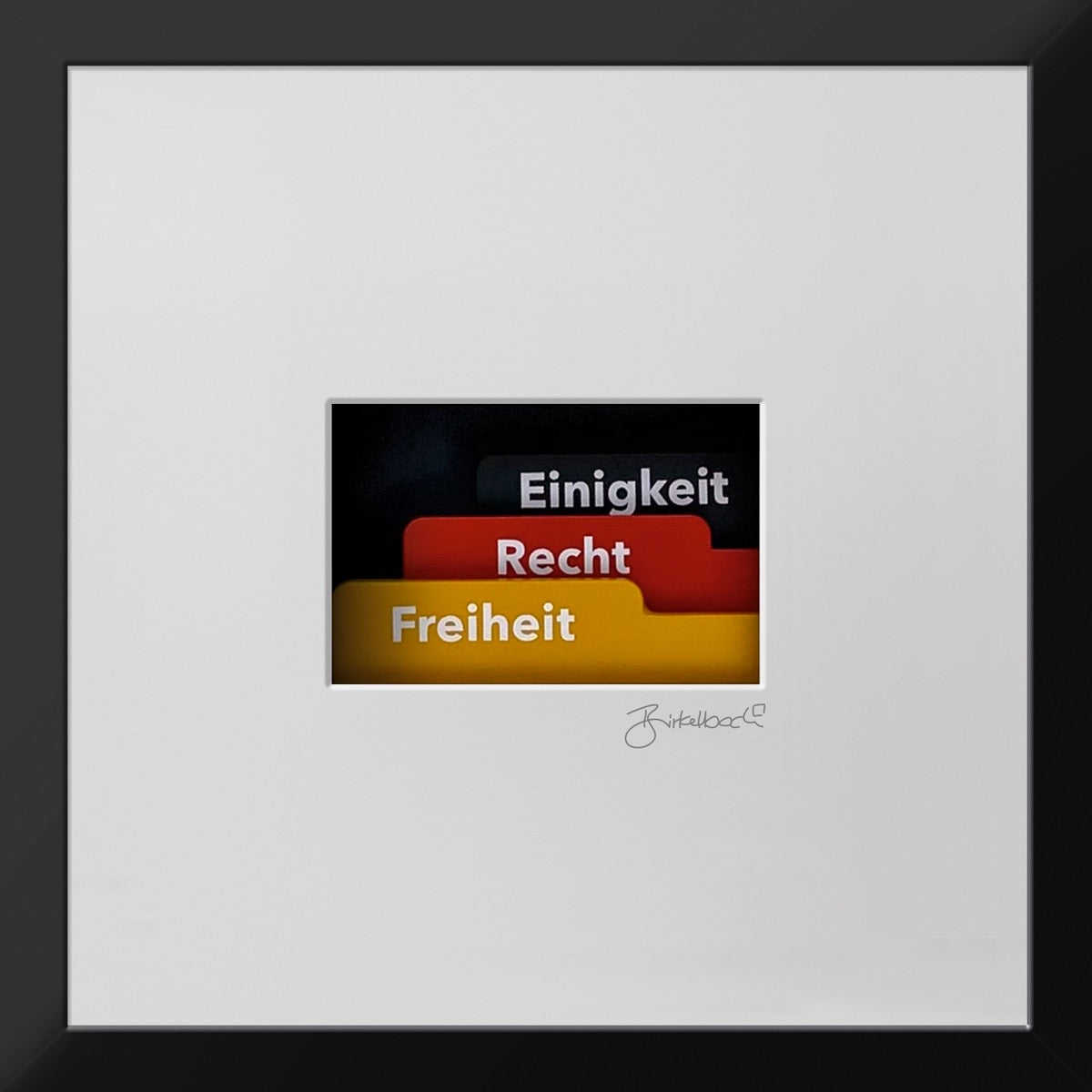 Deutschland – 3D-Objektbild – Patriotisches Geschenk mit Augenzwinkern