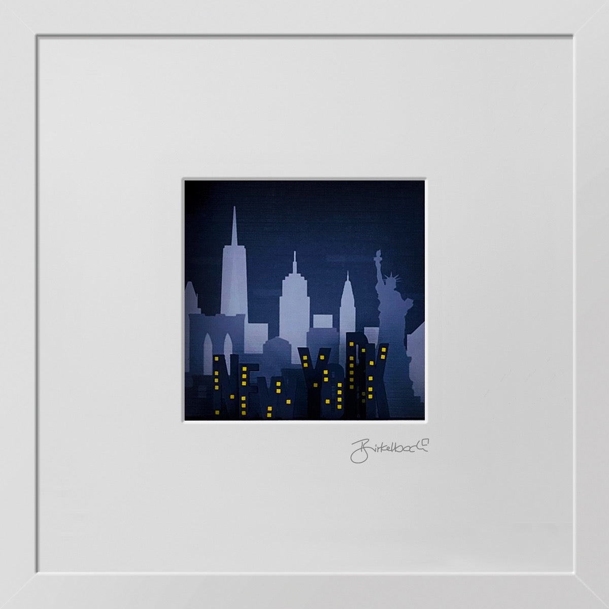 New York – 3D-Objektbild – Geschenk für New York-Fans