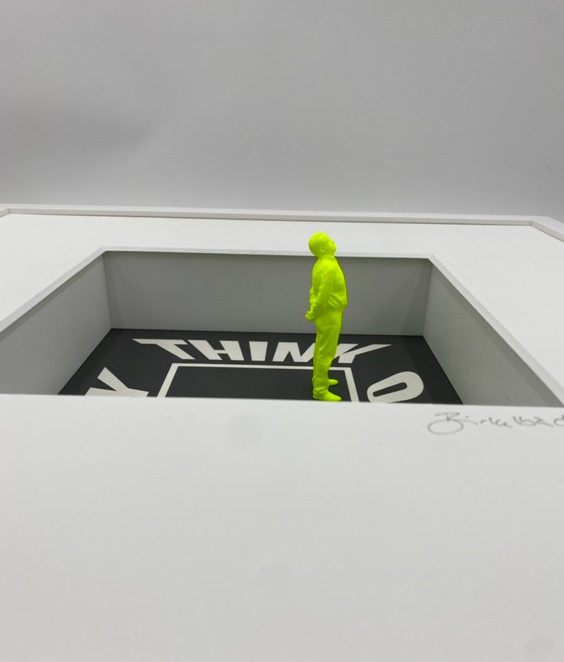 3D-Objektbild 'Think Out of the Box', Detailansicht Figur