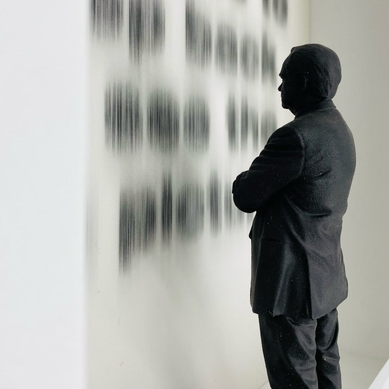 3D-Objektbild 'Big Picture', Detailansicht Figur