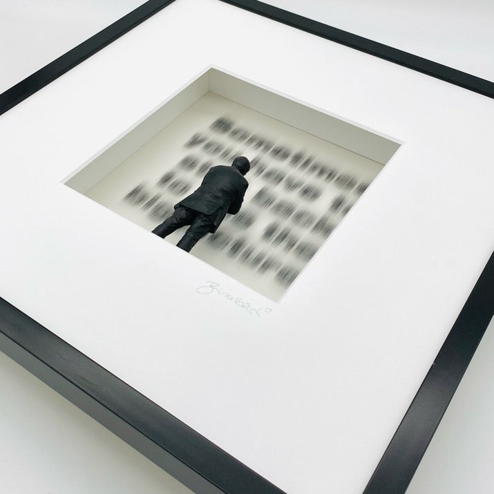 3D-Wandbild 'Big Picture', Seitenansicht mit Tiefenwirkung