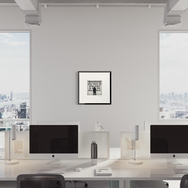 3D-Wandbild 'Big Picture' im Wohnraum