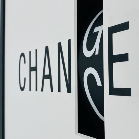 3D-Objektbild 'Change als Chance', Detailansicht Drehtrommel