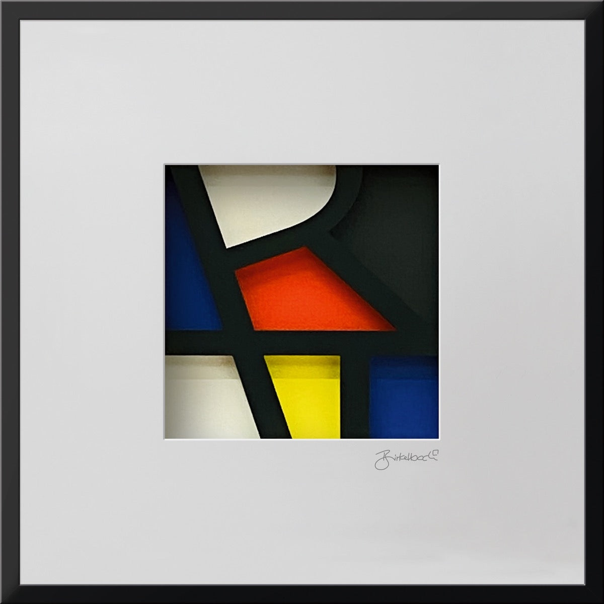 Mondrian Art – 3D-Objektbild als Hommage