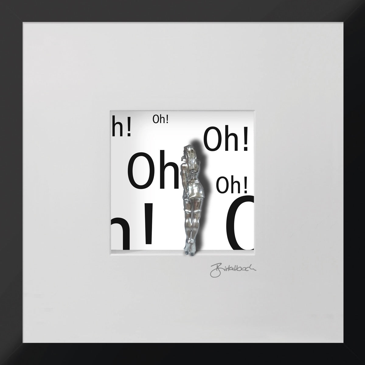 Oh! – 3D-Objektbild – Hommage an die Schönheit der Frauen