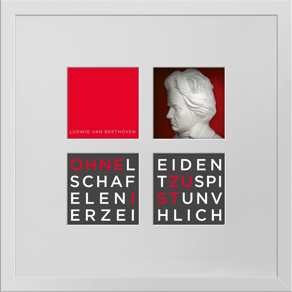 Ludwig van Beethoven – 3D-Objektbild als Hommage
