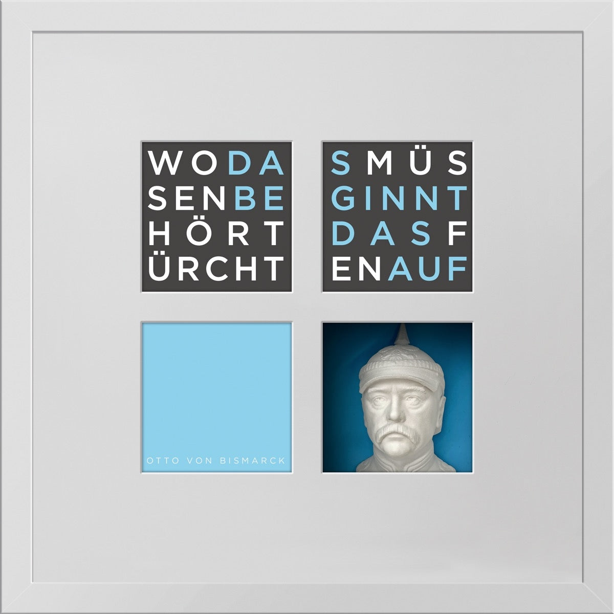 Otto von Bismarck – 3D-Objektbild als Hommage