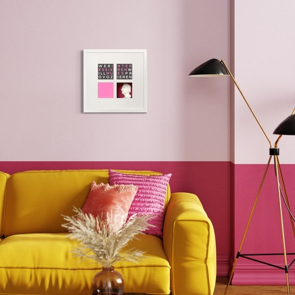 3D-Wandbild 'Salvador Dalí' im Wohnraum