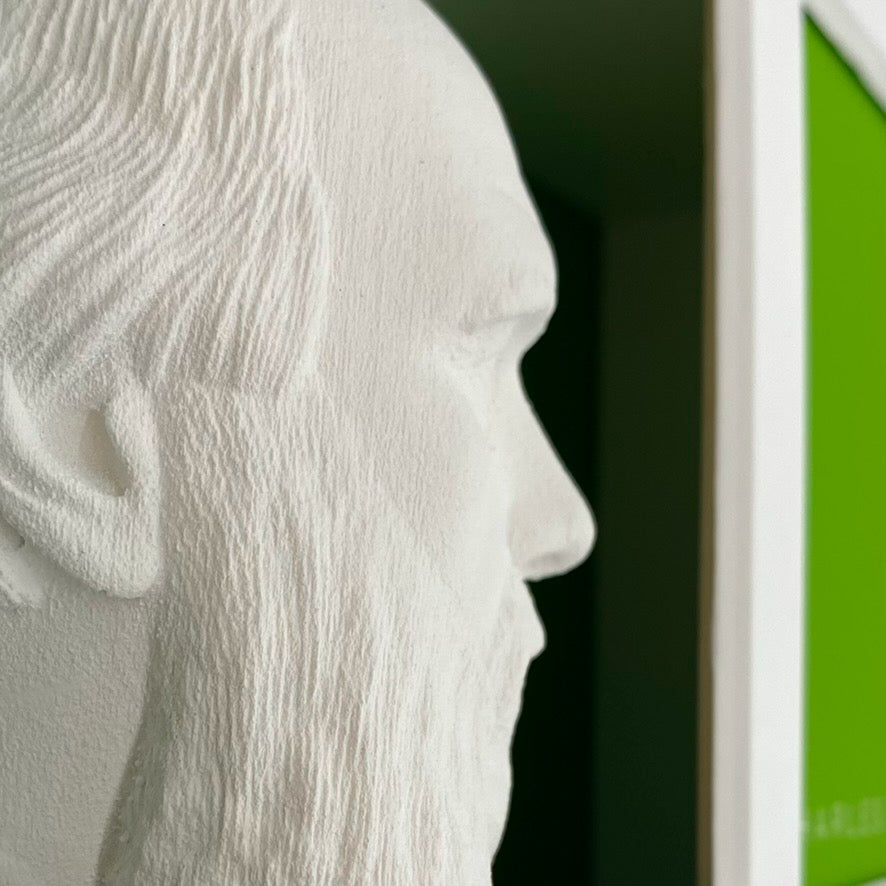 Charles Darwin – 3D-Objektbild als Hommage