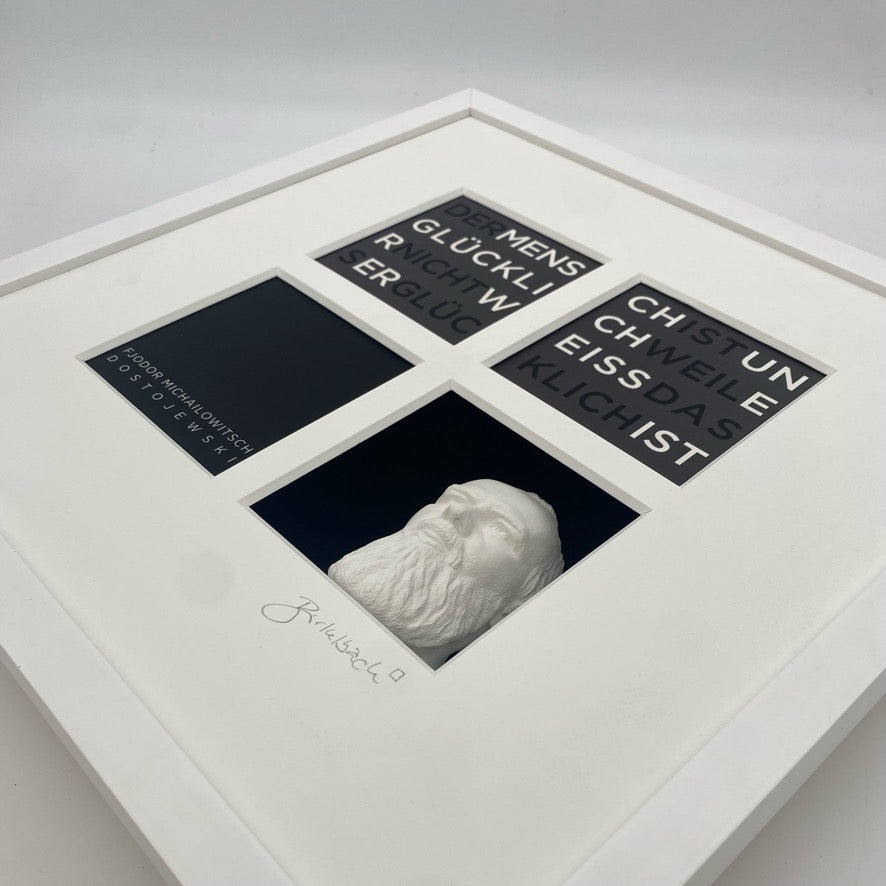 Dostojewski – 3D-Objektbild als Hommage
