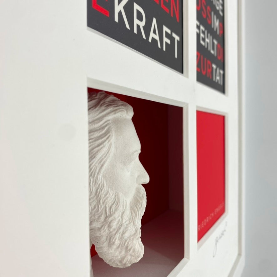 Friedrich Engels – 3D-Objektbild als Hommage