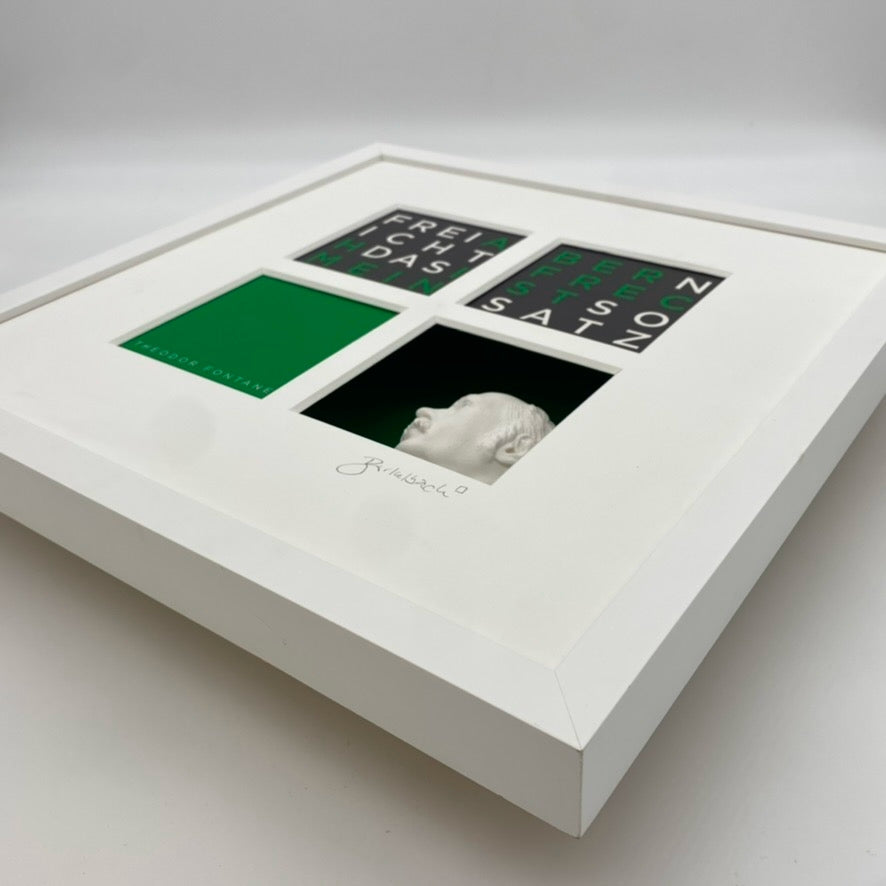 Theodor Fontane – 3D-Objektbild als Hommage