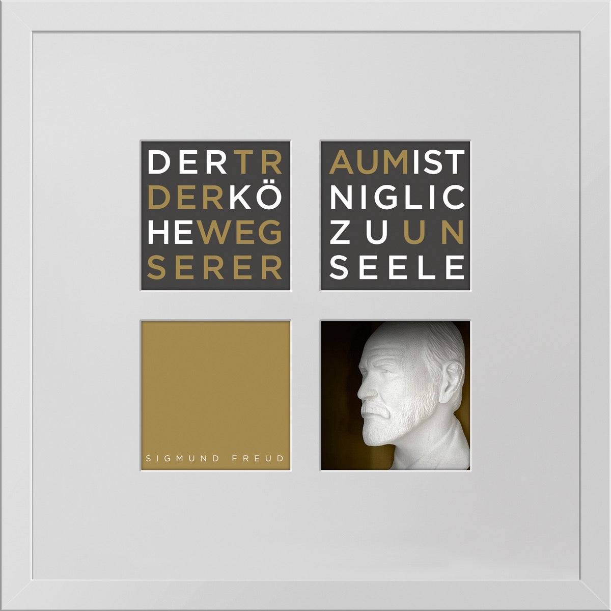 Sigmund Freud – 3D-Objektbild als Hommage