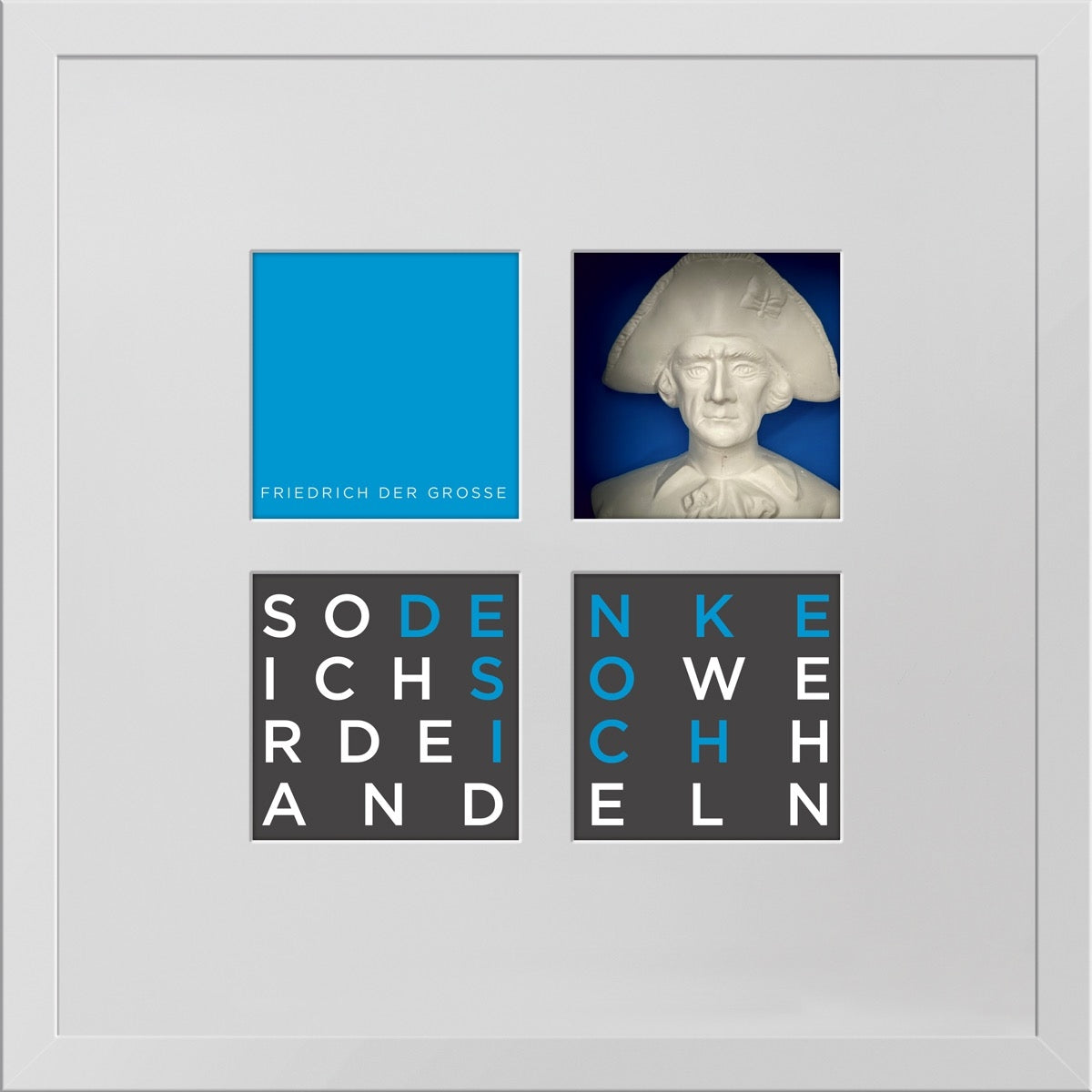 Friedrich der Große – 3D-Objektbild als Hommage