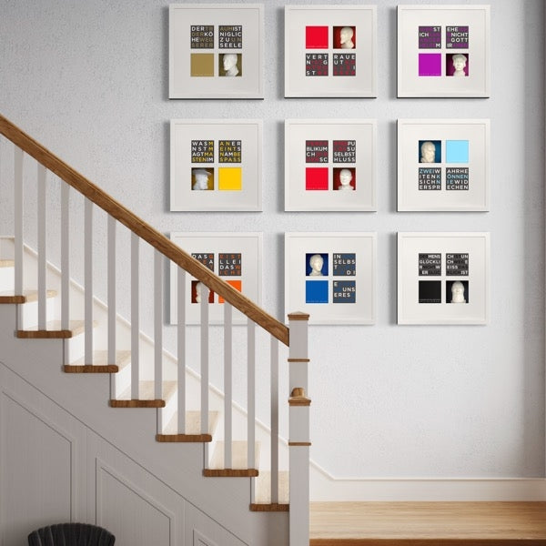 3D-Wandbild 'Galileo Galilei' im Wohnraum