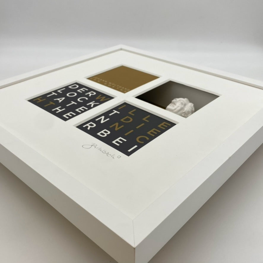 Goethe – 3D-Objektbild als Hommage