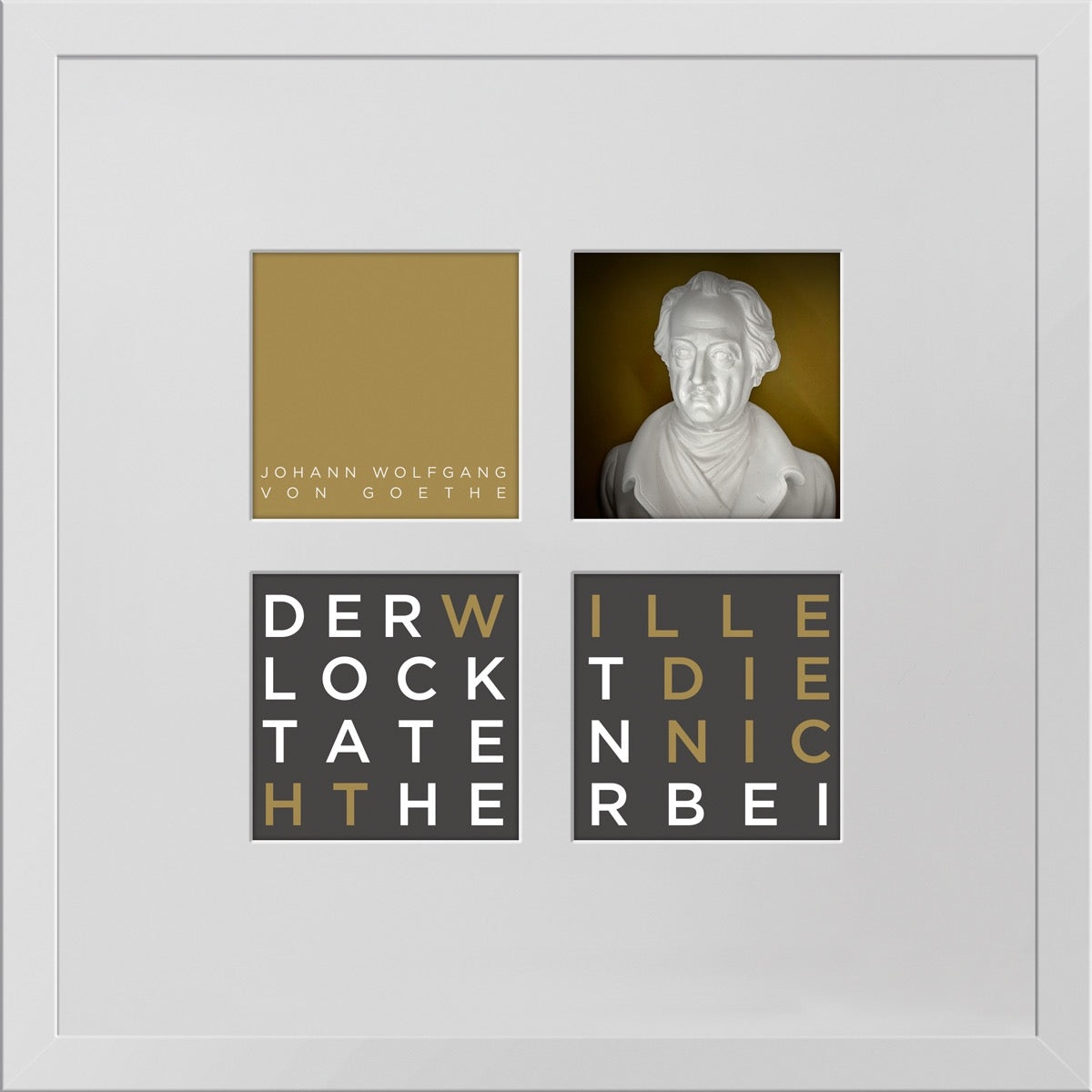 Goethe – 3D-Objektbild als Hommage