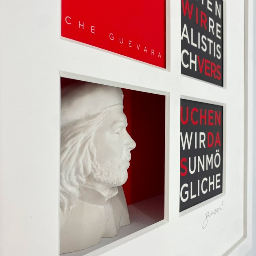 Che Guevara – 3D-Objektbild als Hommage