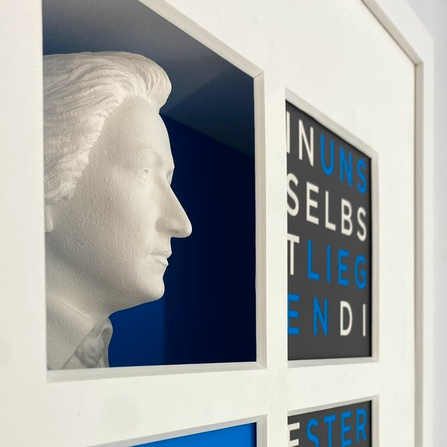 Heinrich Heine – 3D-Objektbild als Hommage