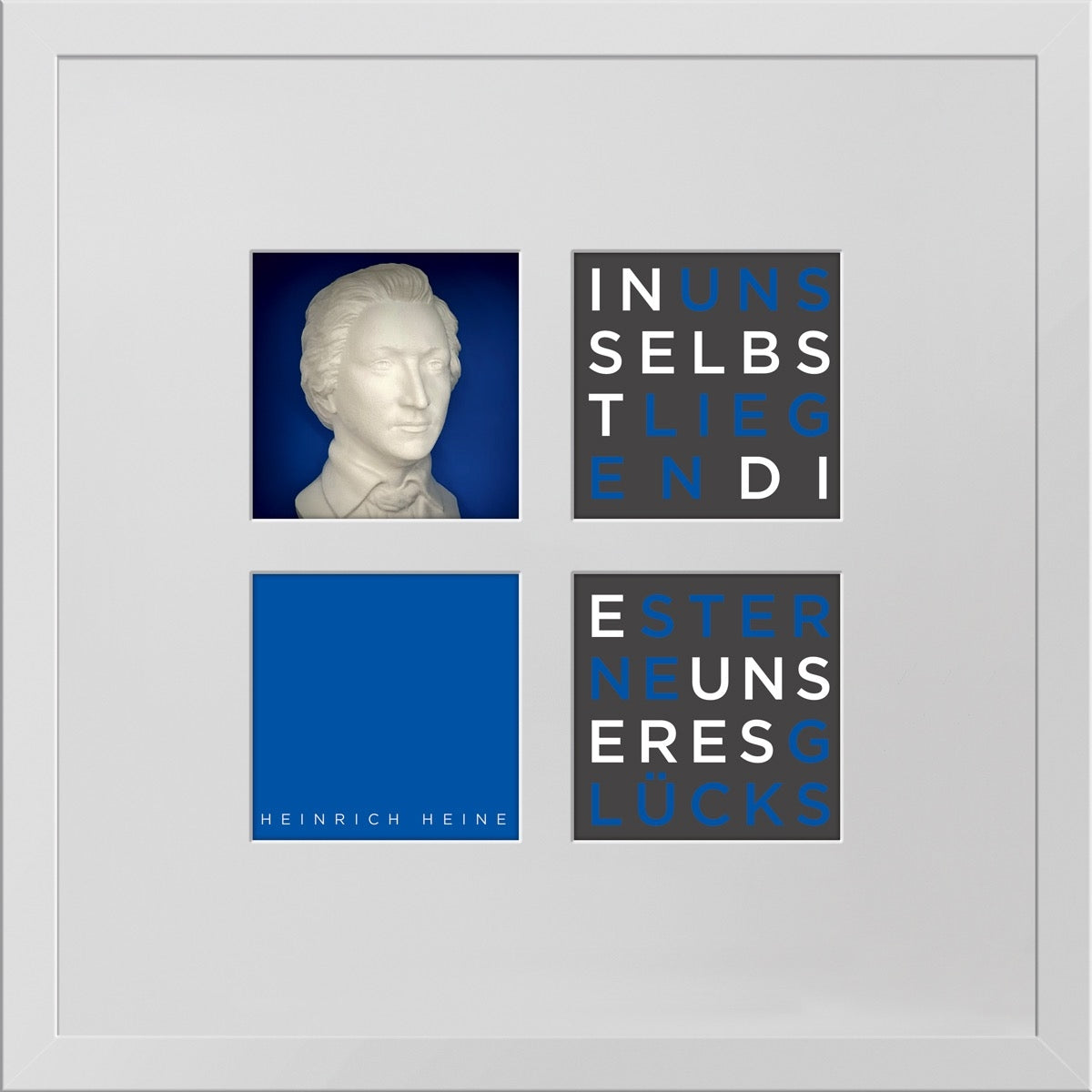 Heinrich Heine – 3D-Objektbild als Hommage